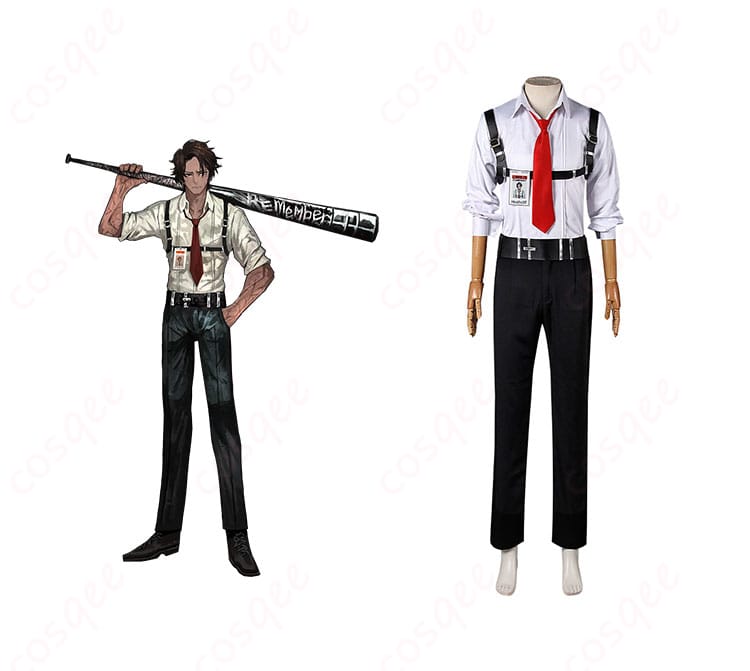 LIMBUS COMPANY ヒースクリフ コスプレ衣装の正面とキャラクターを忠実に再現したシーンです。