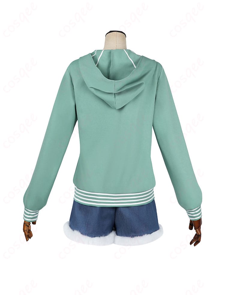 佐倉杏子コスプレ衣装の背面の画像。背中のデザインや装飾の細部がわかりやすくなっています。