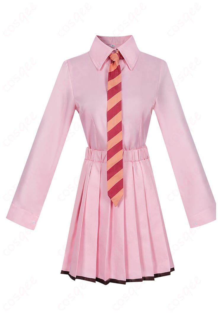 内搭スカートの正面ディテール。コスプレ衣装の美しい仕上げをご確認ください。