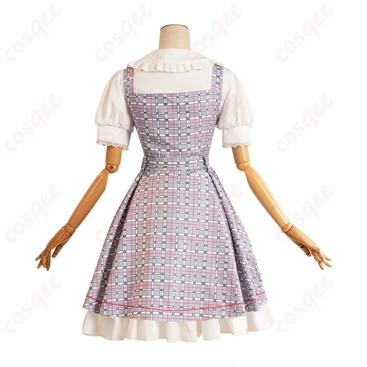 真愛の百合は赤く染まる 本庄真奈美＆神崎愛実 サロペット系コスプレ一式で清楚かわいく決める - 4枚目の画像