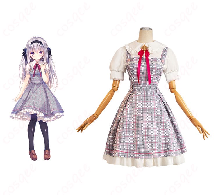 商品正面とキャラクター本庄真奈美と神崎愛実のコスプレ衣装画像 - 高品質再現、コスプレ通販。