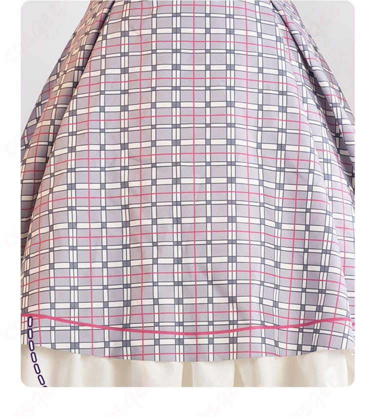 スカート装飾の詳細 - スカート部分の美しい装飾、コスプレ衣装のディテール。