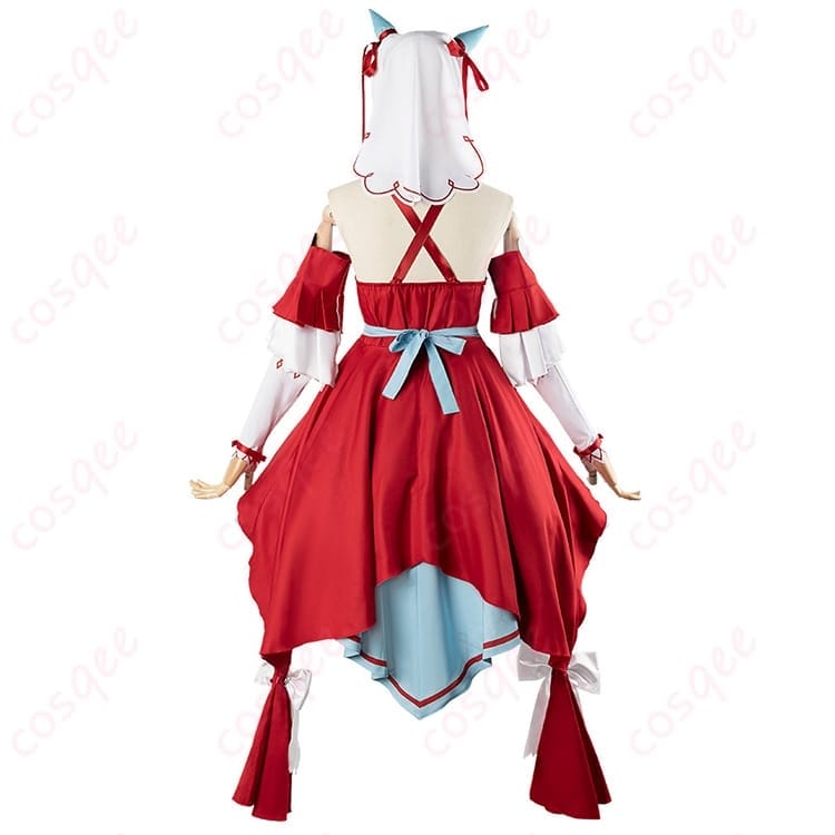 ウマ娘 スティルインラブ 勝負服 コスプレ衣装 華やかで上品、イベントも写真も抜群に映える一着 - 6枚目の画像