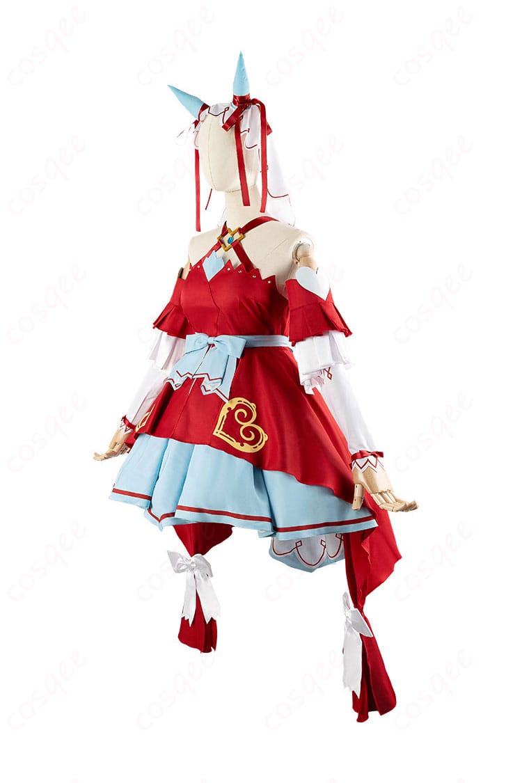 ウマ娘 プリティーダービー スティルインラブ コスプレ衣装 左側面画像。高品質な素材と細かい縫製にこだわった衣装。