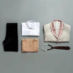 久世政近 学園トラッド系コスプレ衣装 上品レイヤードで写真映えする着こなし - 4枚目の画像（サムネイル）