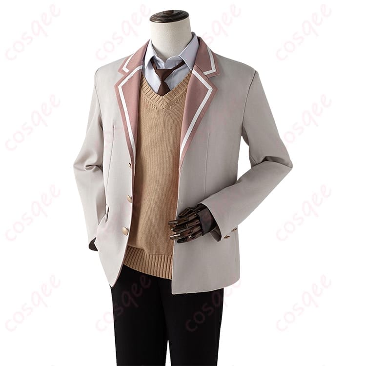 久世政近 学園トラッド系コスプレ衣装 上品レイヤードで写真映えする着こなし - 3枚目の画像