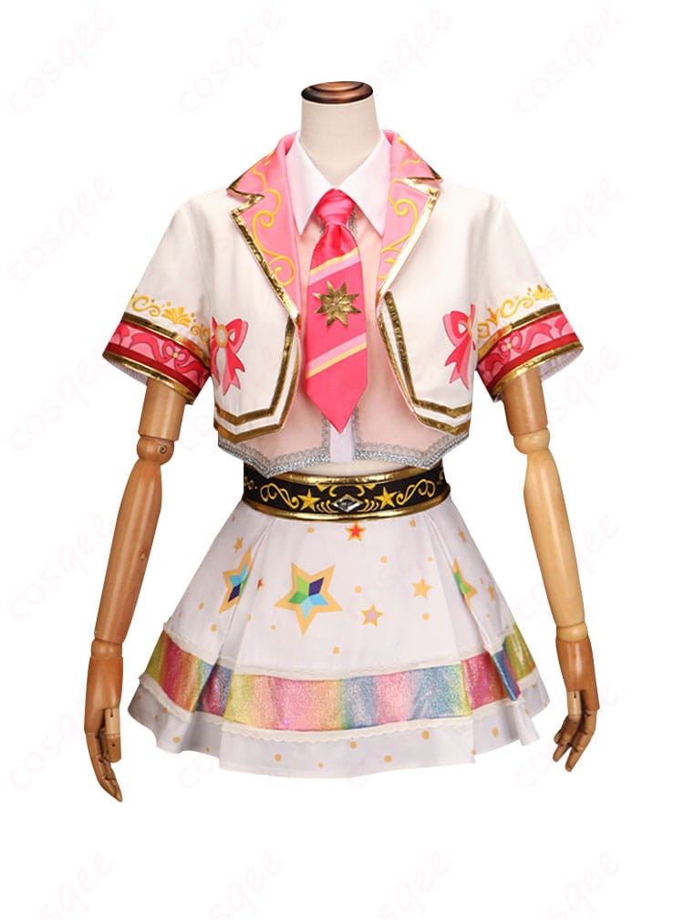 アイカツオンパレード! 星宮いちご コスプレ衣装の正面ビュー。