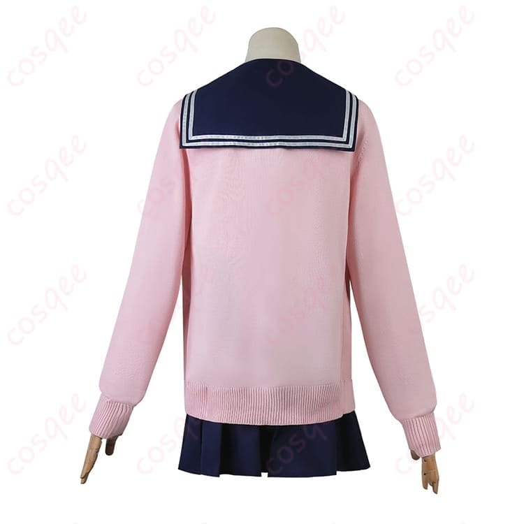 しかのこ 狸小路絹の学園ガーリーコーデを再現したコスプレ衣装セット - 3枚目の画像