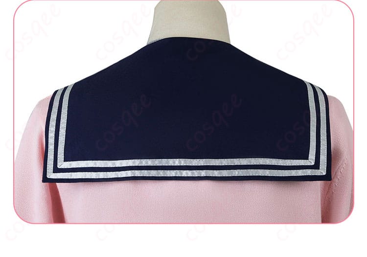 しかのこ コスプレ衣装の披肩背面、ディテールにこだわり。