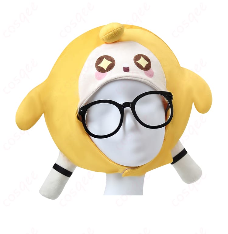 幸運児(キラくん)のコスプレ衣装の頭飾りの詳細。エギーパーティーコラボのキャラクターを再現。