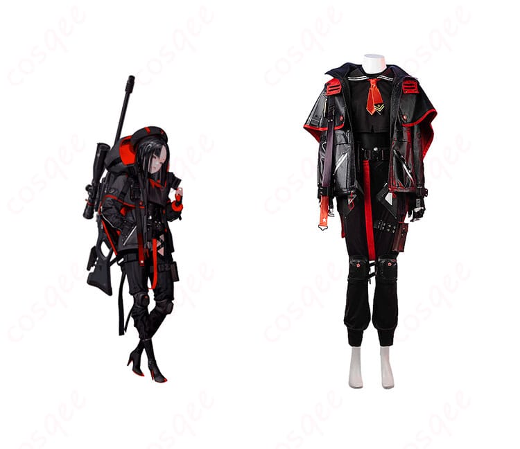 「ウンファ コスプレ衣装」ゲーム『NIKKE』のキャラクターと合わせた正面画像。高忠実再現のディテールをご確認ください。