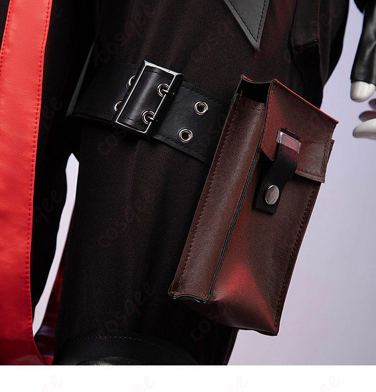 「ウンファ コスプレ衣装」腿部の小包装飾。キャラクターのスタイルに忠実なディテール。