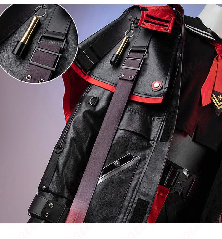 「ウンファ コスプレ衣装」肩飾りのディテール。高忠実に再現された装飾が特徴です。