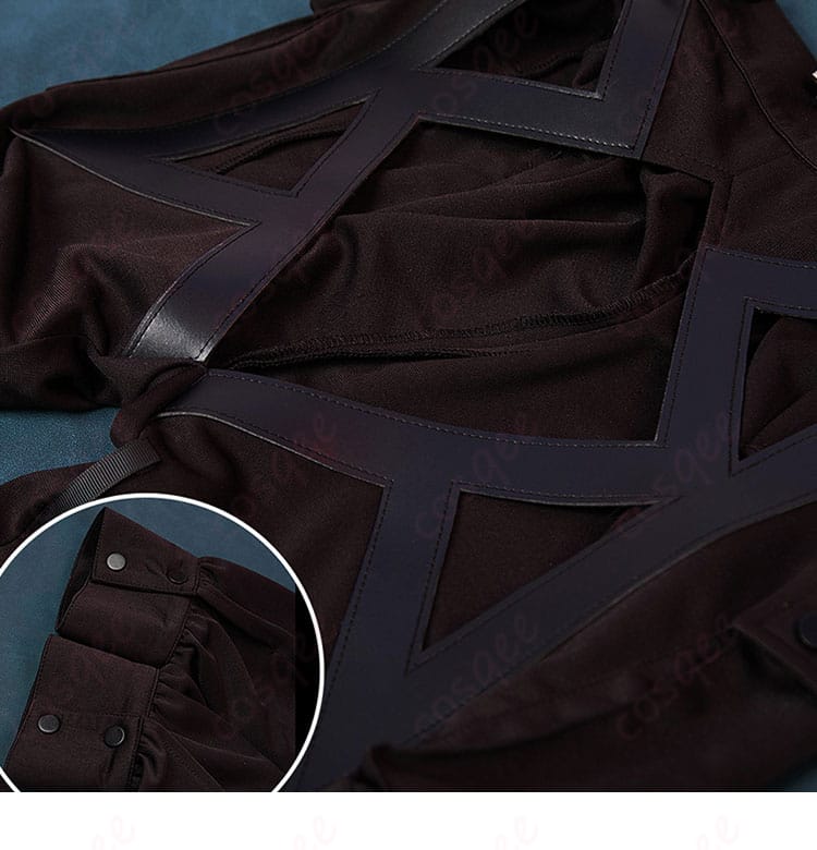 「ウンファ コスプレ衣装」袖口のディテール。細かい装飾と高品質な仕上がり。