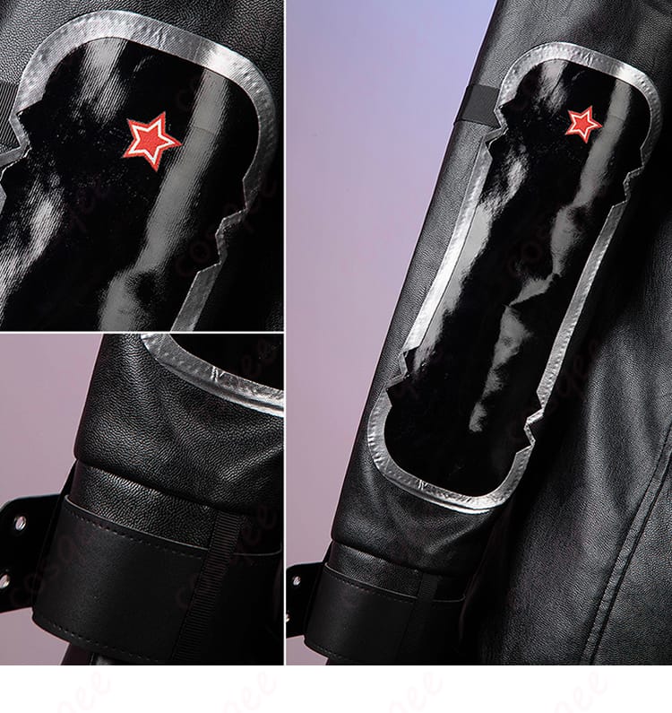 「ウンファ コスプレ衣装」袖の側面装飾。キャラクターに忠実なデザイン。