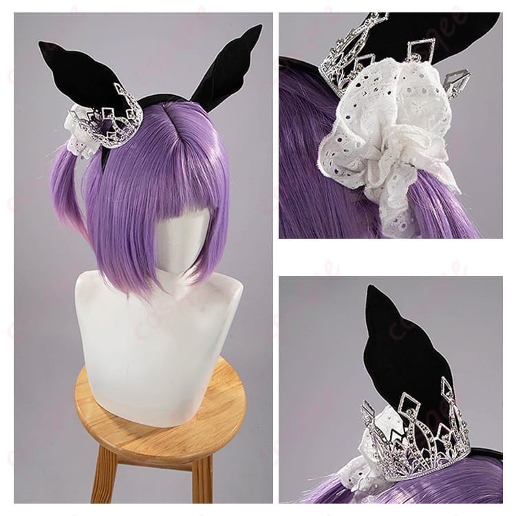 ウマ娘 サトノクラウン 勝負服コスプレ｜気品あるモノトーンで写真映えも抜群 - 5枚目の画像