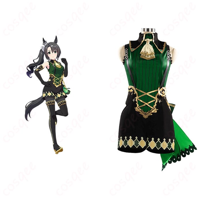 ウマ娘サトノクラウンのキャラクターが並んだコスプレ衣装の画像 | 高い再現度でウマ娘ファンにぴったり!