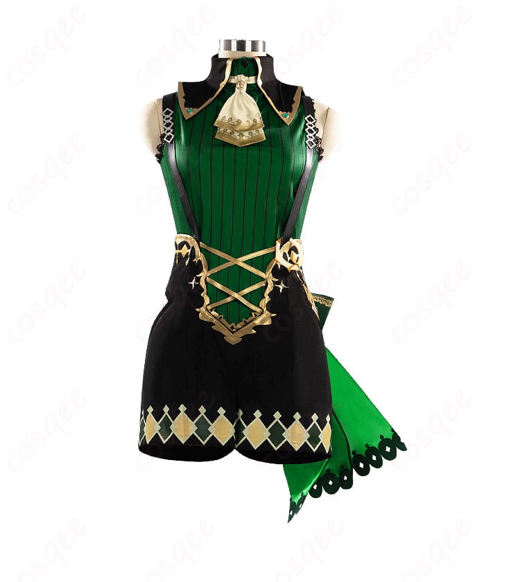 ウマ娘サトノクラウンの勝負服コスプレ衣装の正面画像 | 細部まで忠実に再現。