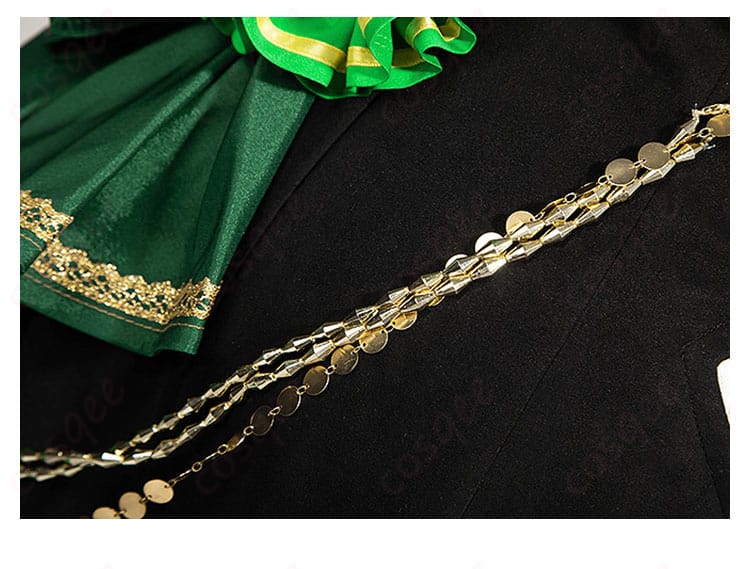 サトノクラウンコスプレ衣装のチェーン装飾 | 高級感あふれるデザイン。