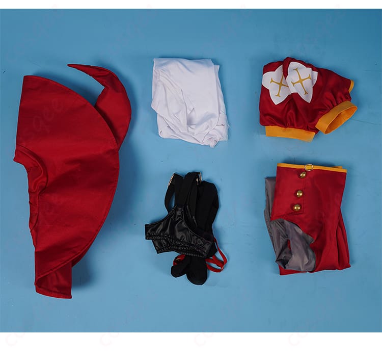 イコラ コスプレ衣装 セット内容の展示画像 - すべてが揃った完全なコスプレ衣装
