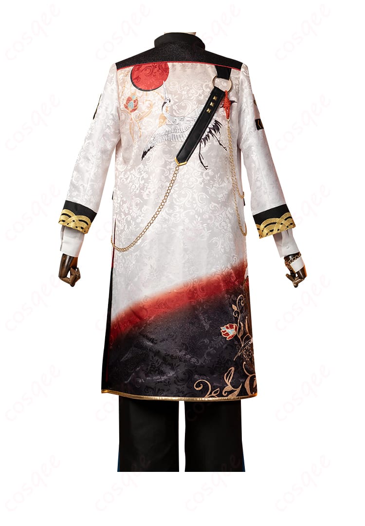 風早巽 コスプレ衣装 宝相華衣装の背面画像。背中のデザインや装飾に注目。