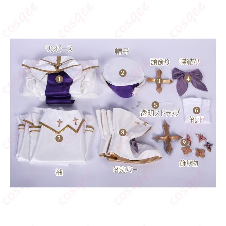 アズールレーン ユニコーンの清楚さを纏うホワイト・マイ・エンジェル衣装 - 7枚目の画像