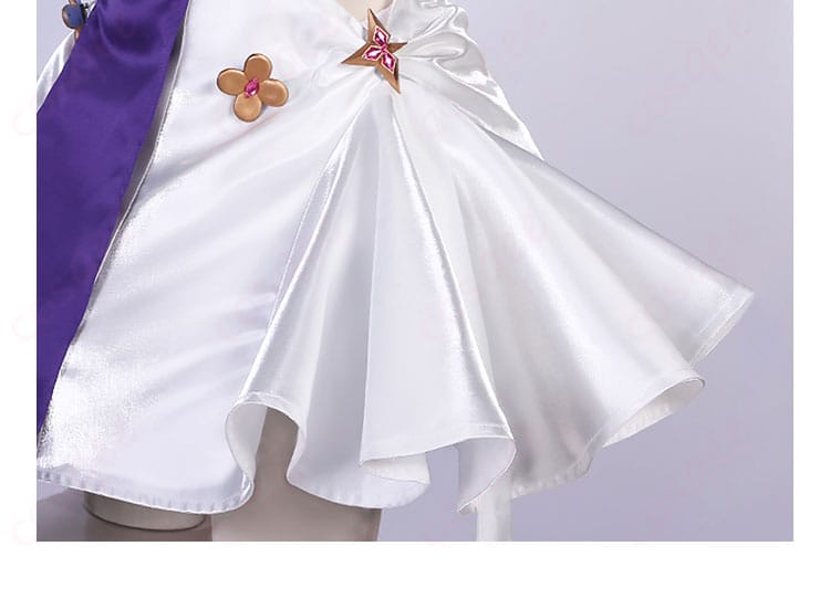 ユニコーン コスプレ衣装のスカートのデザイン。細かいディテールと光沢感が魅力的。