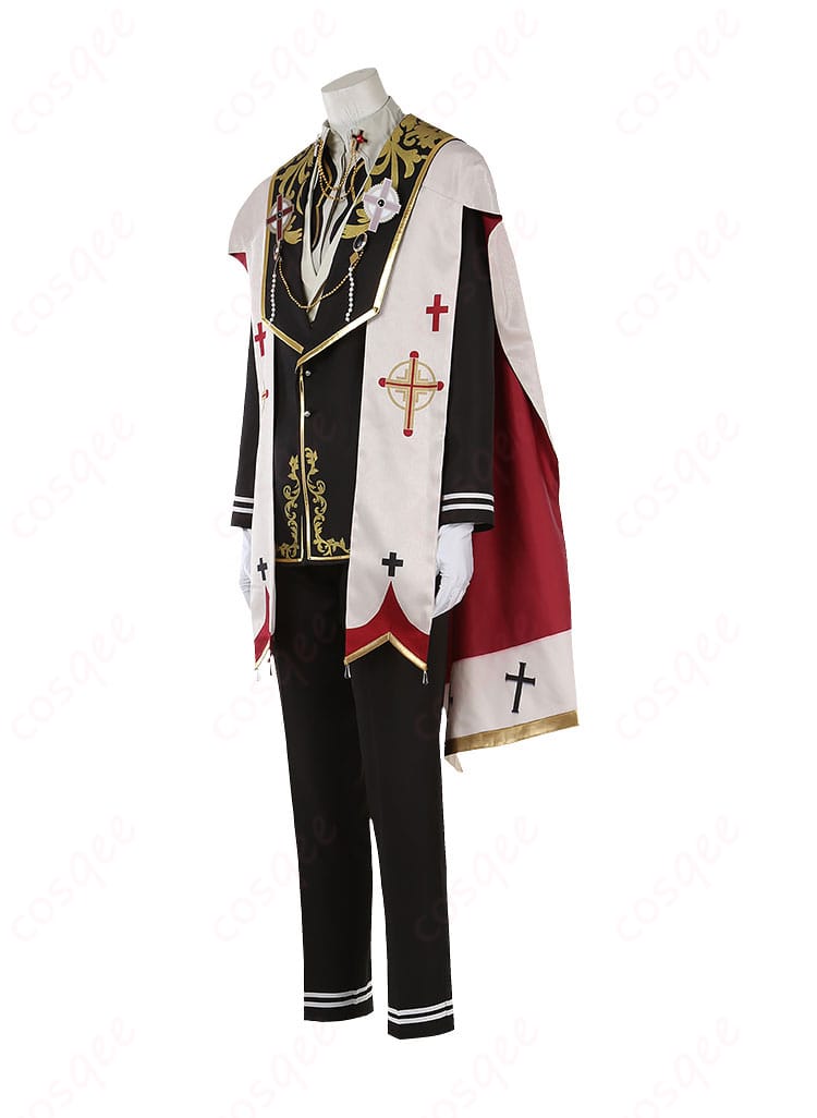 コスプレ衣装の左側全体像、風早巽のキャラクターが際立つアングルで撮影。