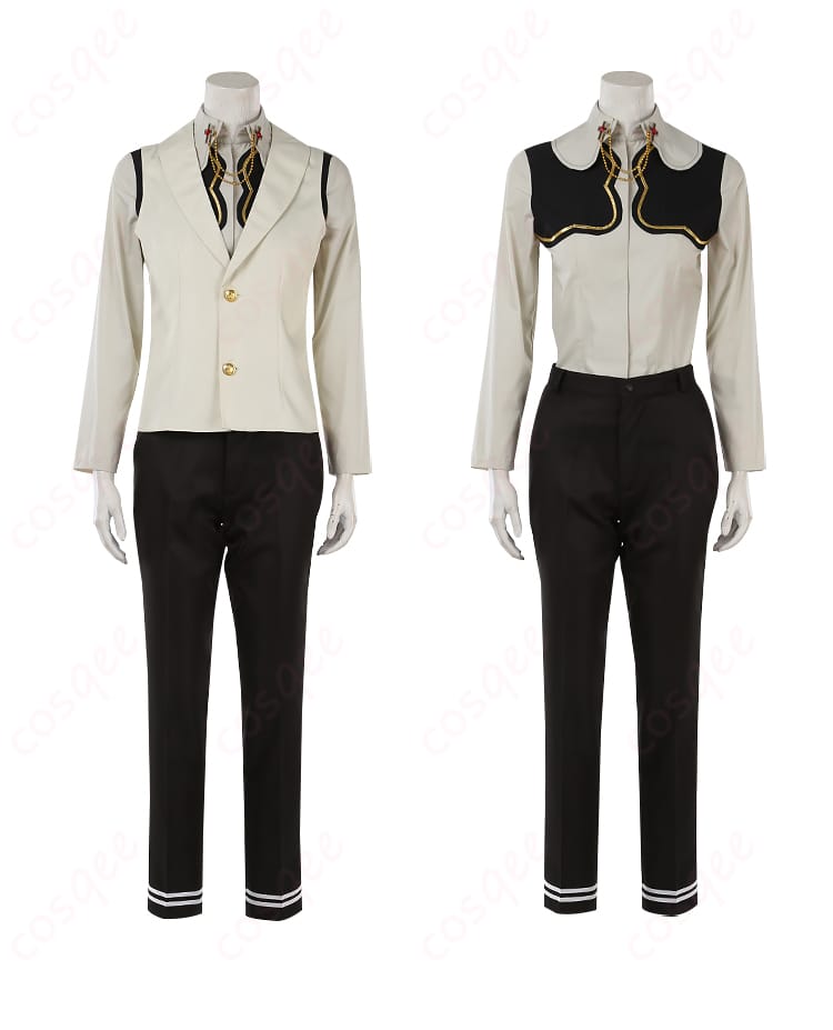 内側衣衫の正反両面のデザイン、細かい縫製と素材がよくわかる。