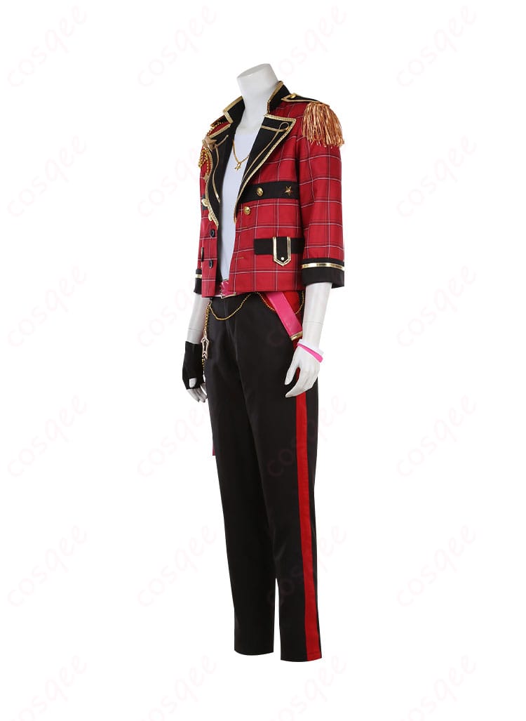 商品左側から見たTrickstar衣装の画像。衣更真緒のコスプレ衣装のディテールがしっかりと映っています。