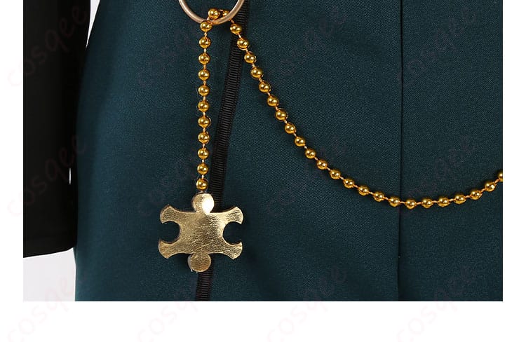 桜河こはくコスプレ衣装の腰間装飾、キャラクターらしいディテール