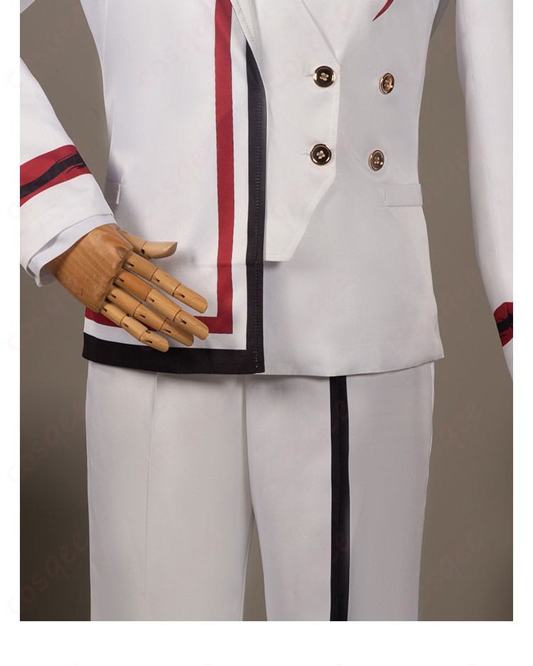 ホムラ(焰)のコスプレ衣装、腰周りの装飾の詳細写真。