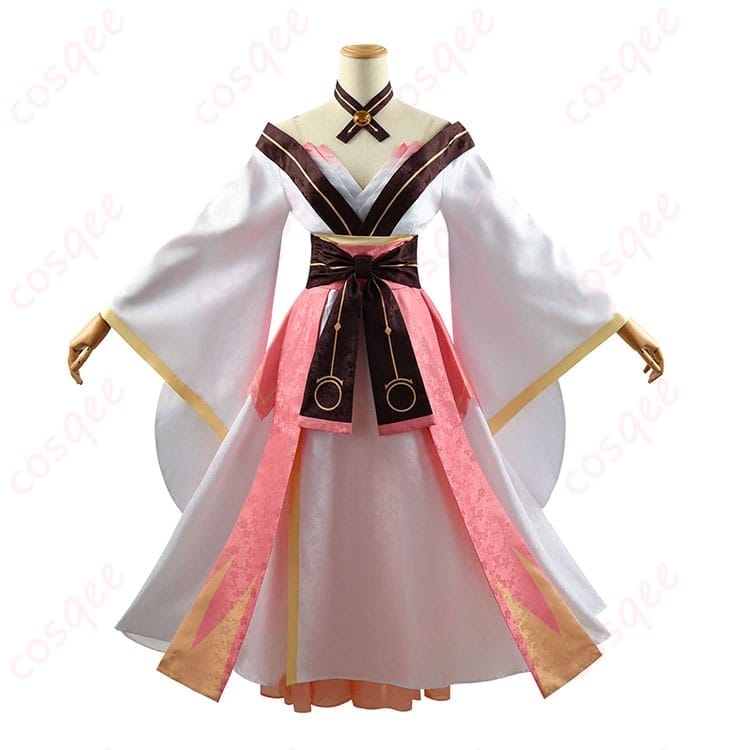 デート・ア・ライブ 五河琴里 イフリート霊装 コスプレ衣装 艶やか質感で写真映えし着用も快適 - 1枚目の画像