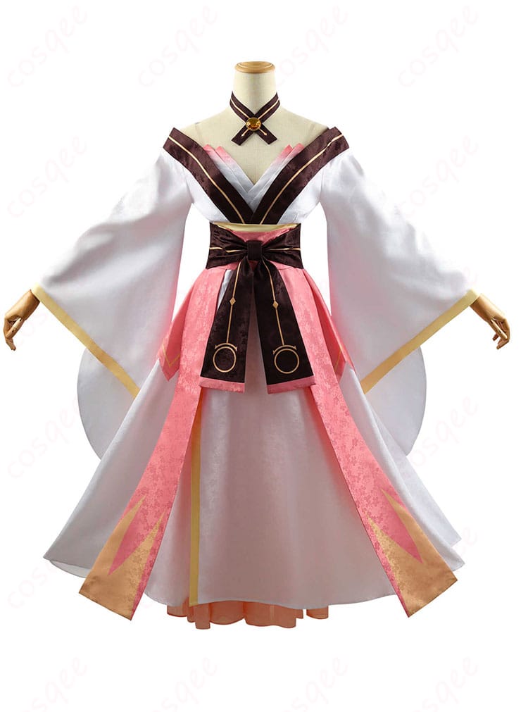 デート・ア・ライブ 五河琴里 イフリート霊装 コスプレ衣装 正面画像。精緻なディテールと高い忠実度。