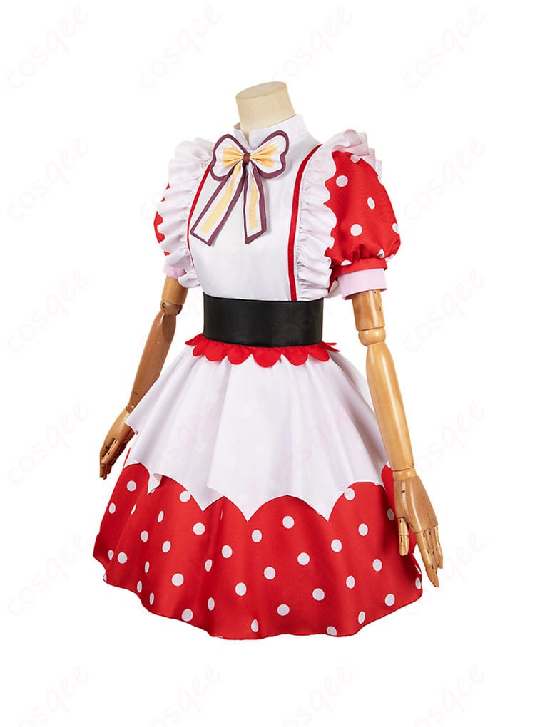 「【推しの子】有馬かなコスプレ衣装」の左側の詳細画像。衣装のディテールがよくわかる角度です。