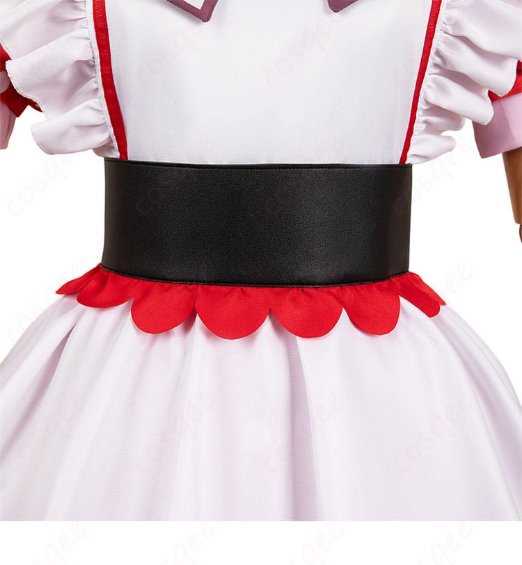 「【推しの子】有馬かなコスプレ衣装」の腰封装飾の詳細。美しいラインと装飾が目を引きます。