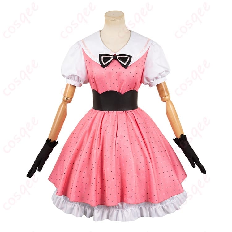 推しの子 星野ルビーの魅力を纏うコスプレ衣装 可憐で写真映えするアイドル風ワンピース - 1枚目の画像