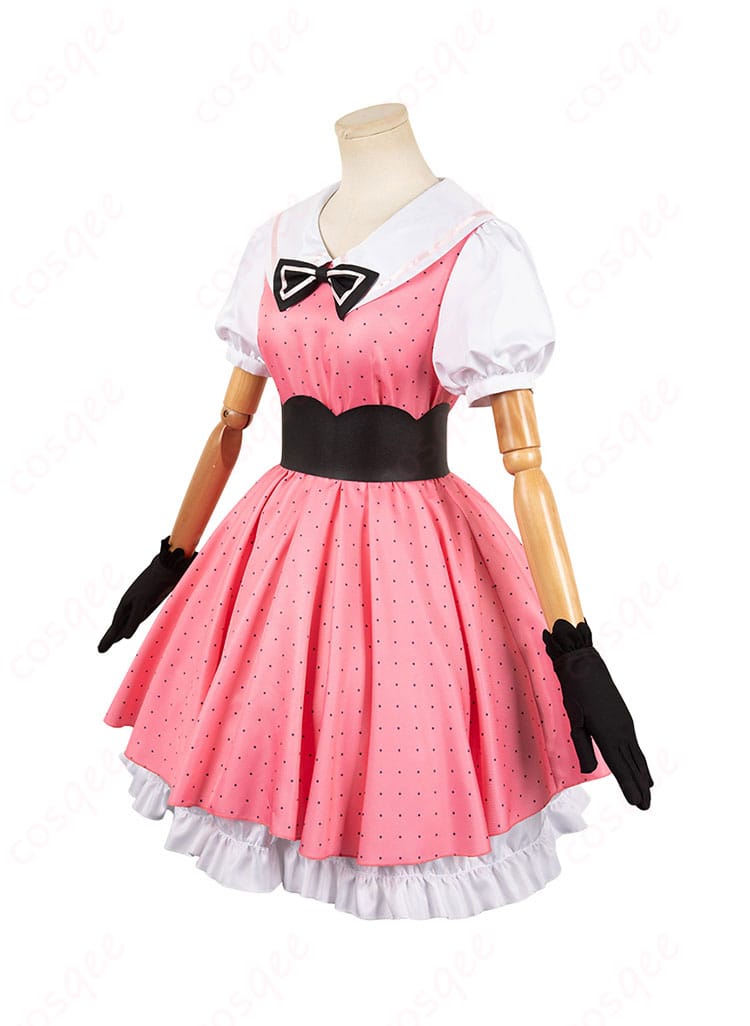 星野ルビー コスプレ衣装の左側画像。ディテールまでこだわったデザインが光ります。