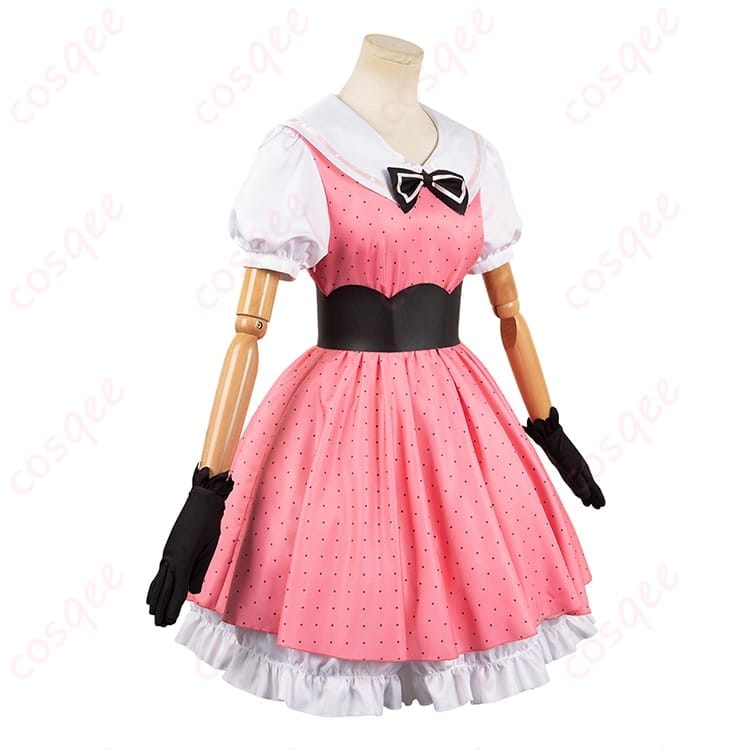 推しの子 星野ルビーの魅力を纏うコスプレ衣装 可憐で写真映えするアイドル風ワンピース - 3枚目の画像