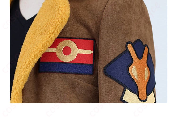 肩袖装飾の細部画像 – フリード博士の肩袖装飾の美しい仕上げ