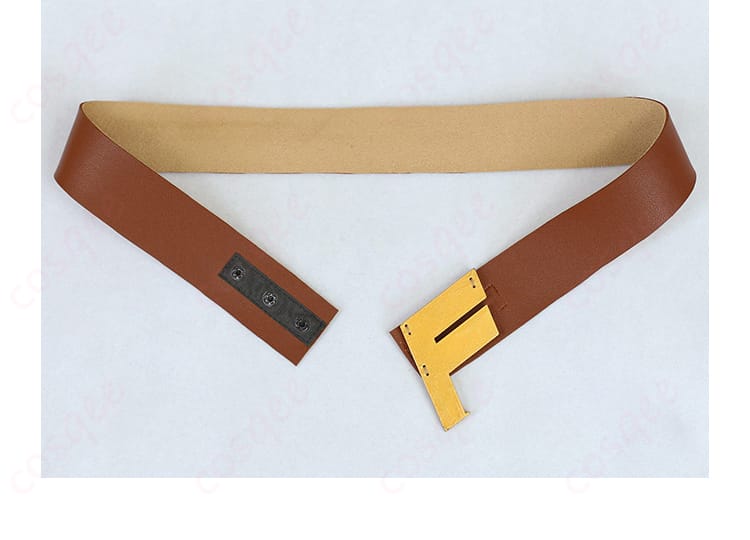 ベルトの装飾細部画像 – フリード博士の特徴的なベルトの装飾