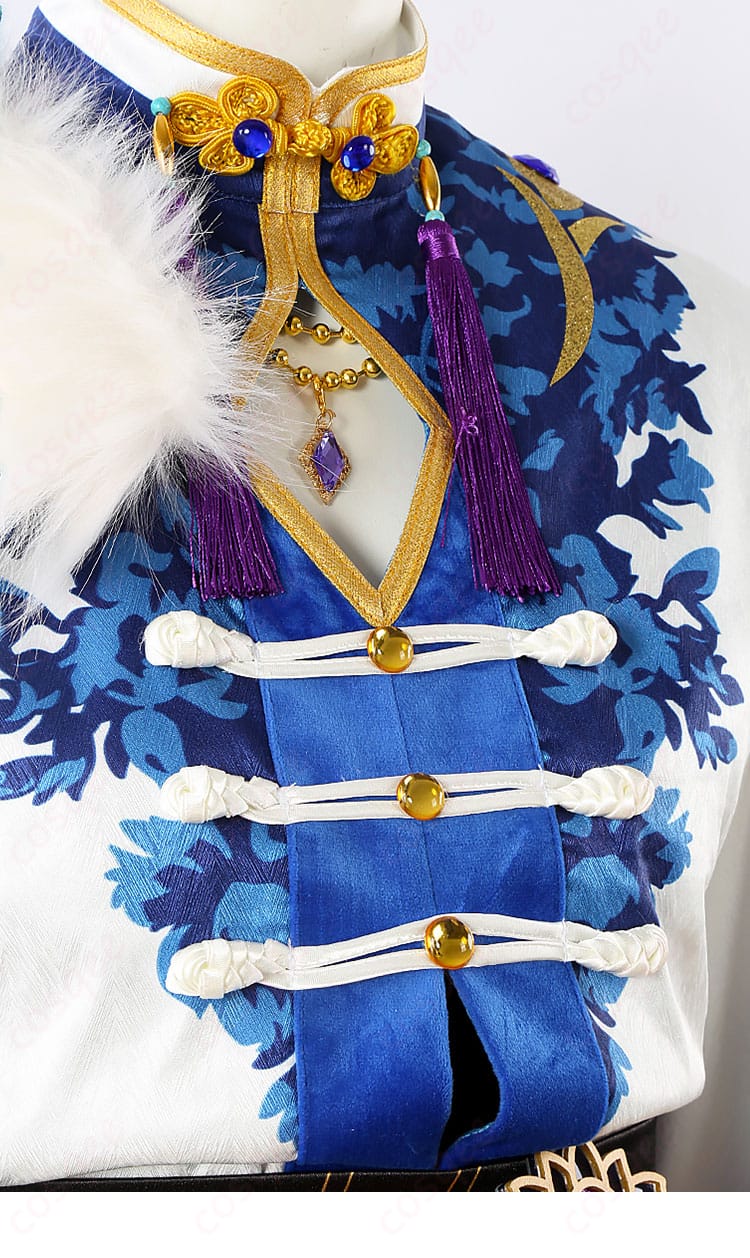 襟と衣襟の装飾細部 - あんさんぶるスターズ!! 日々樹渉の精細なデザイン