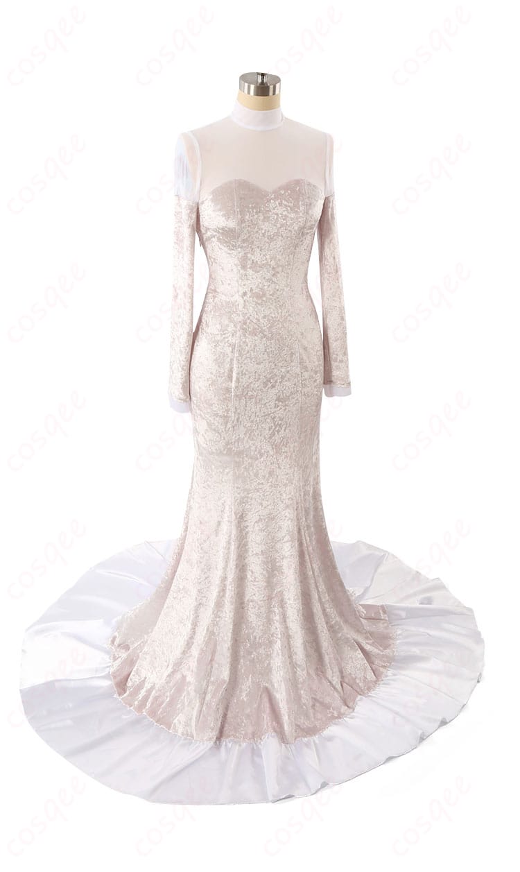 ALIEN STAGE ミジ(MIZI) コスプレ衣装 ドレスの側面画像。美しいシルエットとディテールが際立つ一枚。