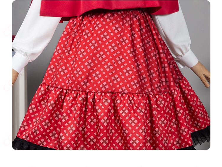 スカートの装飾細部画像 - スカートの装飾デザイン。クラシカルなスタイルで、しっかりとした仕上がり。