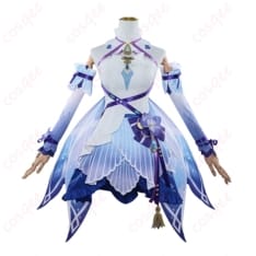 原神 ニィロウ 東風はこぶ花の吐息 コスプレ衣装 優美シルエットで写真映えする華やかセット - 1枚目の画像（サムネイル）