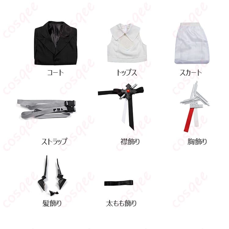 アークナイツ テレジア 音律聯覚2024衣装 上品で写真映えする仕立てが魅力のコスプレ - 3枚目の画像