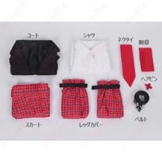 しゅごキャラ! 日奈森あむ 学園制服コスプレ衣装 赤チェックが映えて写真映えも抜群 - 5枚目の画像（サムネイル）