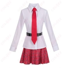 しゅごキャラ! 日奈森あむ 学園制服コスプレ衣装 赤チェックが映えて写真映えも抜群 - 4枚目の画像（サムネイル）