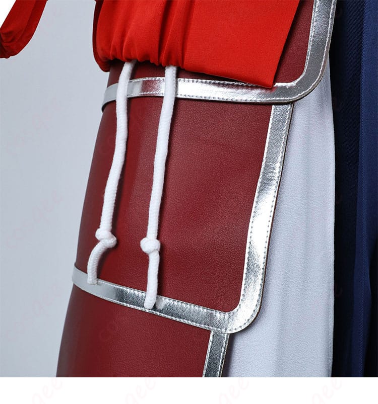 コスプレ衣装の腰封デザイン。キャラクターの特徴をしっかりと再現。