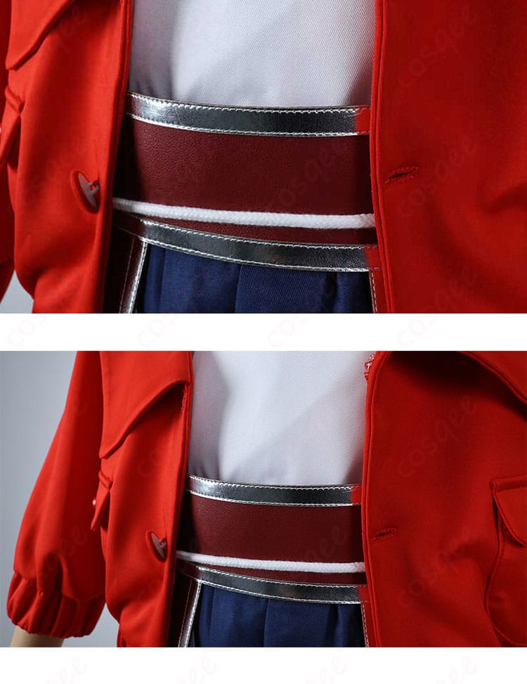 姫川大輝コスプレ衣装のポケット装飾。精密な作りが特徴。